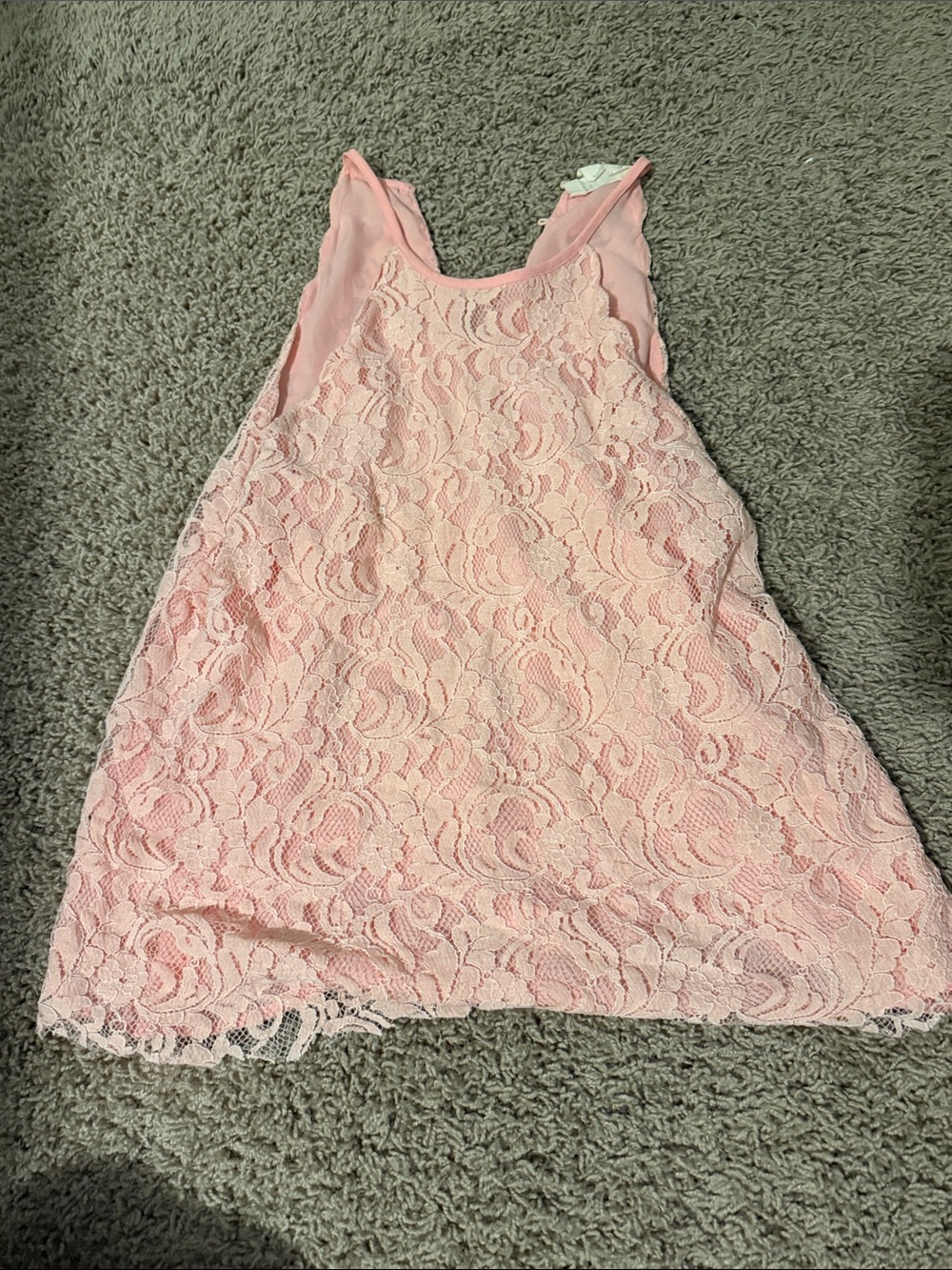Pink Lace Tank